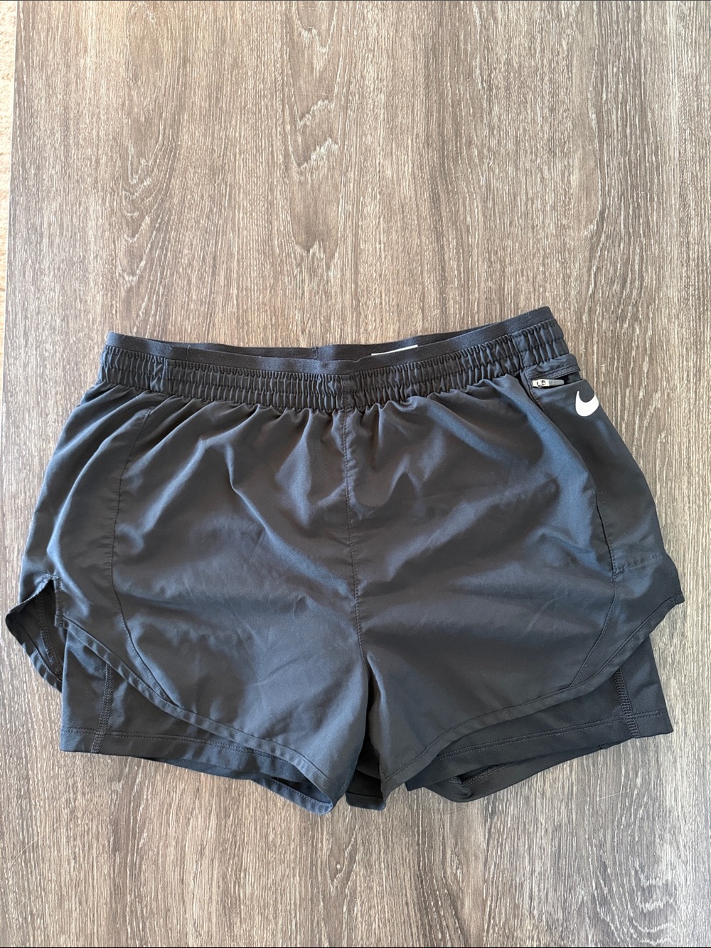 Nike Black Women's 2-in-1 Athletic Shorts